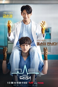 Призрачный доктор постер в оригинале на корейском языке